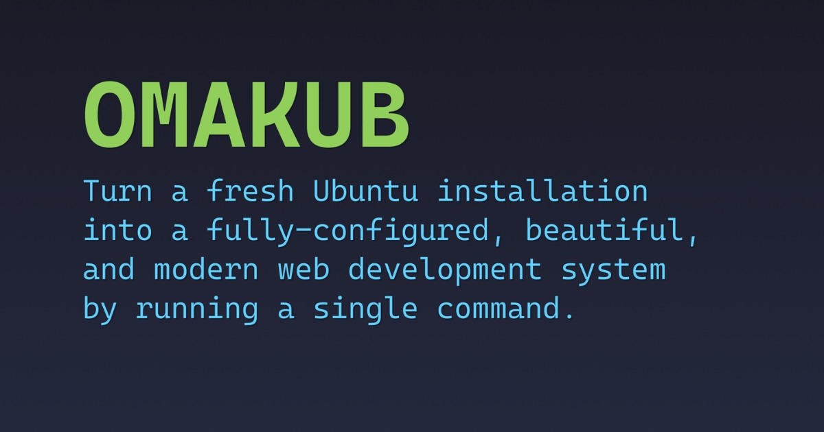 Omakub: DHH's Linux Setup for Developers — What It Is and How to Use It